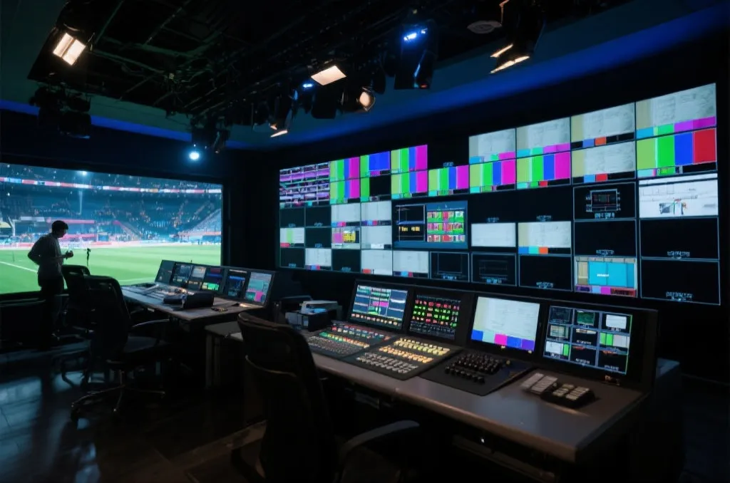 超高清直播制作与多机位导播控制台的视觉场景